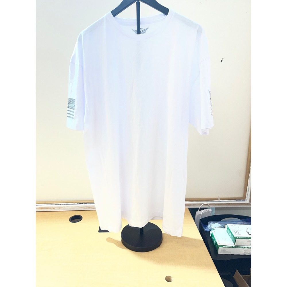 We‎ The People Holsters Mens XXL White Graphic Sleeve T-Shirt Cotton Tee